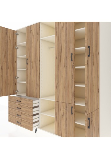 Kronos Dolap 14 Raflı 4 Çekmeceli Tek Askılı 220x59x243 Aytaşı-çam/çam Atlas Çam/atlas Çam Kronos Dolap 14 Raflı 4 Çekmeceli Tek Askılı 220x59x243 Aytaşı-çam/çam Atlas Çam/atlas Çam