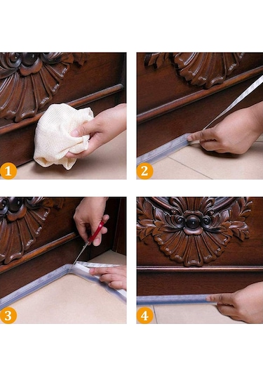 3 Metre 15 Mm Kendinden Yapışkanlı Kapı Pencere Rüzgar Ses Kesici Şerit Bant