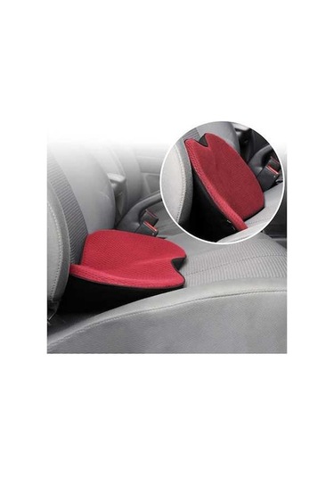 Novahub Araba Mini Koltuk Minderi Nefes Alabilir Bel Koltuk Paspası Kırmızı Kırmızı Ve Mavi Renkler Kırmızı