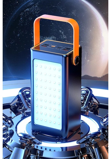 Acl Pw-52 70.000mah 22.5w Siyah Lcd 1xmicro 2xtyp-c 4xusb Port Taşınabilir Şarj Cihazı Powerbank