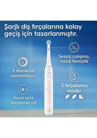 Oral-b İo 2 Şarjlı Diş Fırçası - Pembe