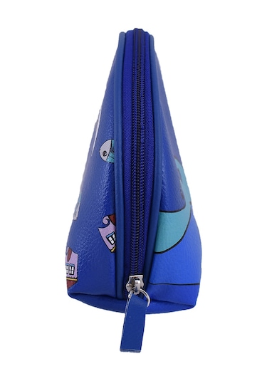 Biggdesign Owl And City Deri Makyaj Çantası