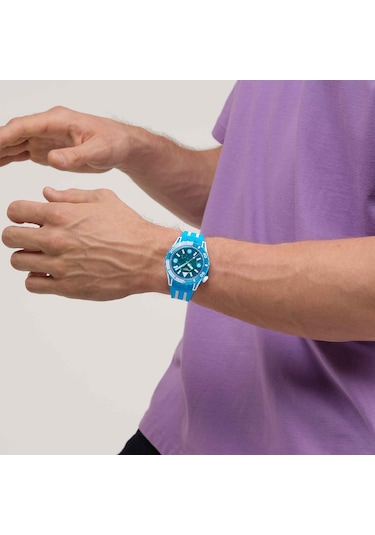 Swatch Sscu09s100 Blue Fire Erkek Kol Saati Mavi
