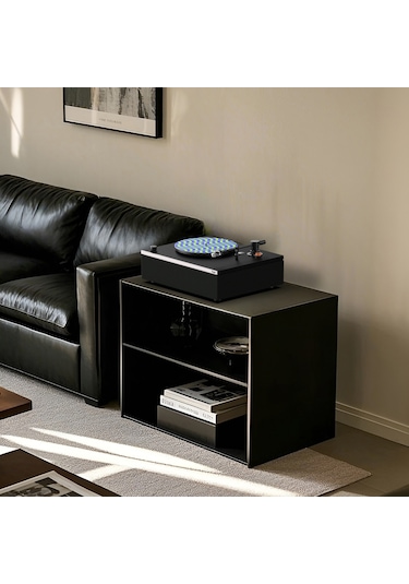 Hym s Lumi-s Siyah Dahili Bluetooth Hoparlörlü Retro Pikap Plakçalar