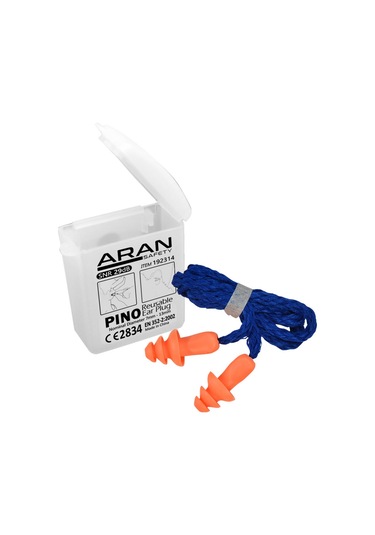 Aran Safety Pıno Yıkanabilir Kutulu Kulak Tıkacı 6'lı