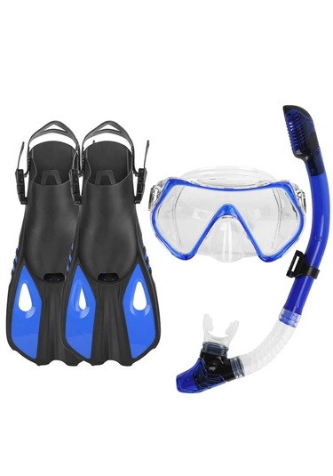 Techtic Paletli Şnorkel Seti Tüplü Dalış 37-41 S-m 42-47 L-xl