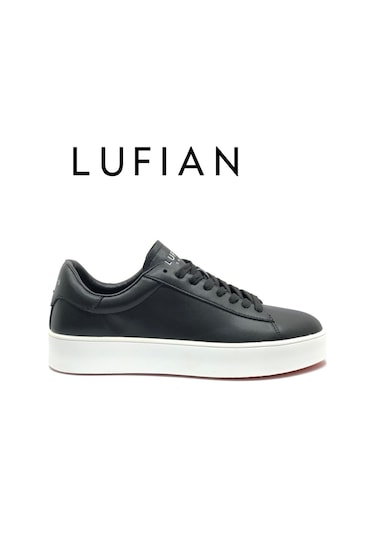 Lufian 111230254 Anton Sneaker Erkek Deri Ayakkabı Siyah
