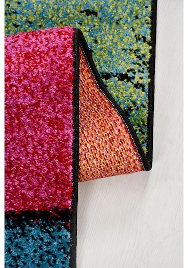 Colora Halı Koleksiyonu Yumuşak Renkli Kare Halı, Tozumaz, Modern Tasarım Ve Kolay Temizlik Multi 4