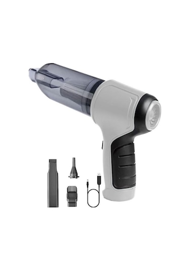 Şarjlı Araç İçi Süpürge Otomobil Vakumlu Araç Süpürgesi Jb-107 1200 Mah