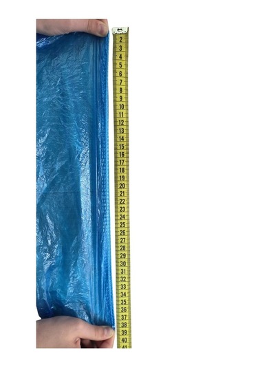 Geneloem Çift Lastikli Kalın Tip Galoş Mavi 500'lü