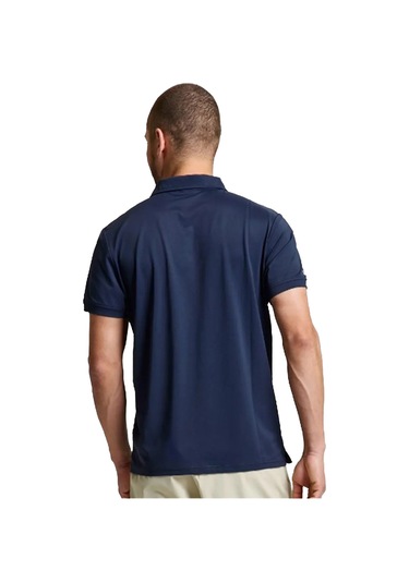 Slam Slam Tech Pique Polo Ls Erkek Mavi Tişört W13 Lacivert