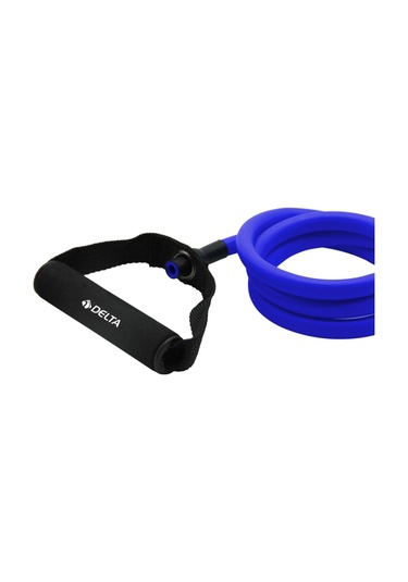Delta 120 Cm Tutacaklı Hafif Sert 7 10 Mm Pilates Direnç Lastiği Mavi