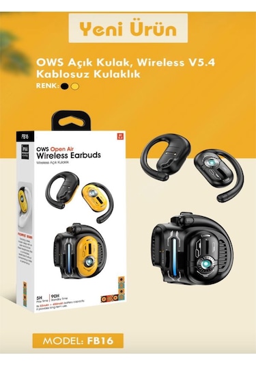 Deanb FB016 Bluetooth 5.4 Ows Open Hair Wireless Kablosuz Kulak İçi Kulaklık