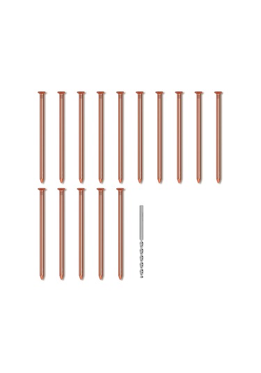 15 Adet Bakır Çivi Ağaç Kütüğü Kökünü Öldürmek İçin, 3.14 İnç