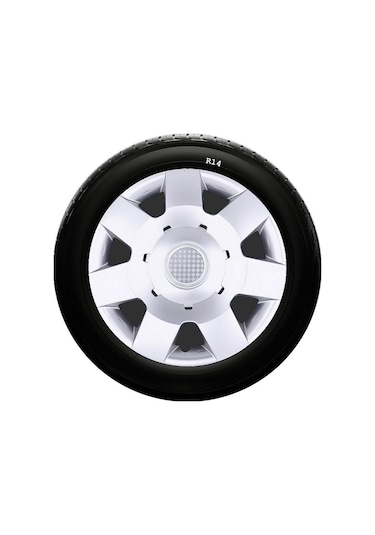 Skoda Uyumlu 14 Inc Kırılmaz Sks Jant Kapağı 1 Takım 4 Adet No:219