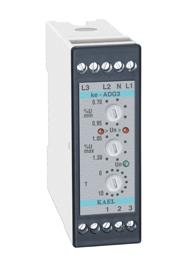 Kael Adg11 ,ray/dın 3-faz 1-nötr ,aşırı Ve Düşük Gerilim Koruma Röle