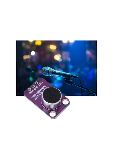 Skycıty Mikrofon Güçlendirici Modülü, Ses Sensörü, 2.4v-5.5v