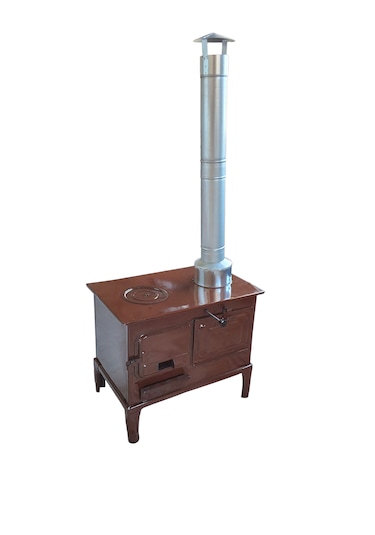 Fırınlı Kamp Sobası Emaye Kuzine Soba