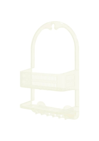 Primanova Ceres Plastik Banyo Duş Rafı Beyaz M-N48-01 Beyaz