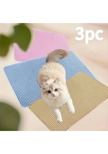 Fochsia Bal Kabağı Desenli Khaki M Büyük Kedi Kumu Kabı: Kaymaz, Sızdırmaz, Kolay Temizlenir