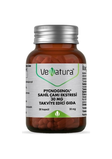 Venatura Pycnogenol Sahil Çamı Ekstresi 30 Kapsül