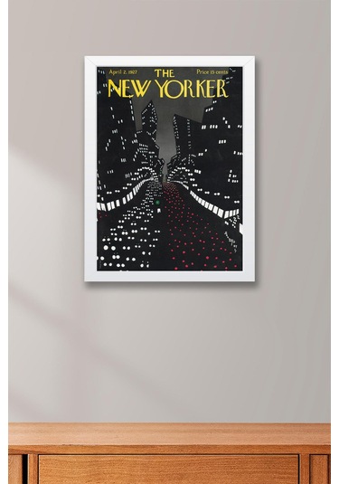 The New Yorker Çerçeveli Tablo April 2 1927
