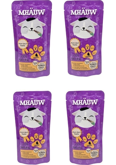 Mhauw Yürekli Kedi Çorbası 4 x 80 G