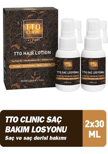 Tto Clinic Saç Losyonu 30ml X 2 Adet