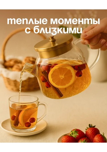 Haley Demlik, Isıya Dayanıklı Çay Şeklinde 471113826 Beyaz