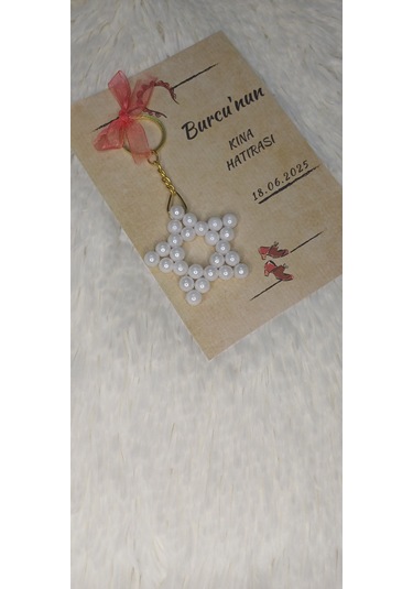 Hediyelik Yıldız Anahtarlık - 25 Adet- Nişan,bebek,nikah ,kına Hatırası, Kına Hediyelik