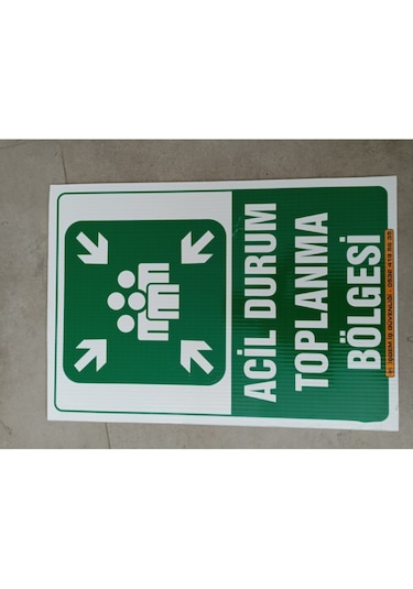 Acil Toplanma Alanı 35x50 Polikarbon