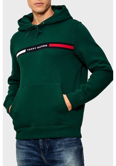 Tommy Hilfiger Erkek Sweat Mw0mw37361 L6k Yeşil Yeşil Tommy Hilfiger Erkek Sweat Mw0mw37361 L6k Yeşil Yeşil