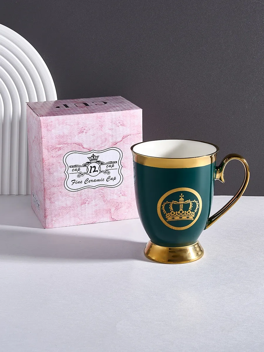 Teplo V Rukah Çay İçin Bardak, Seramik Kahve Kupası, Porselen 178188754 Yeşil