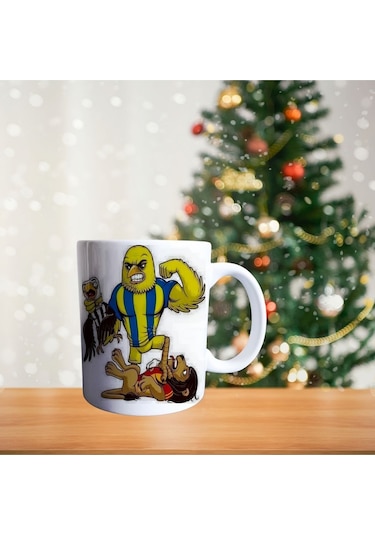 Fenerbahçe Atatürk Porselen Kupa 368 Beyaz