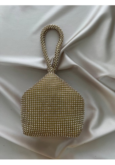 Öznora Gold Torba Model Abiye Çanta Std