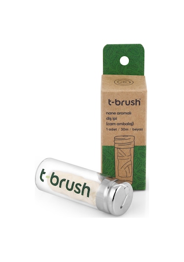 T-Brush Naneli Cam Şişe Diş İpi - 30 metre