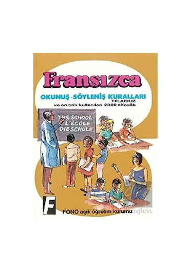 Fransızca Okunuş - Söyleniş Kuralları -  Fono Yayınları