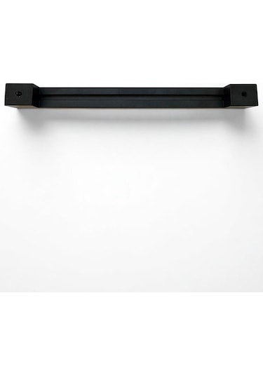 Safran Kalın Alüminyum Metal Lüks Modern Mobilya Çekmece Mutfak Dolabı Kulpu Siyah 128mm 5 Adet Siyah