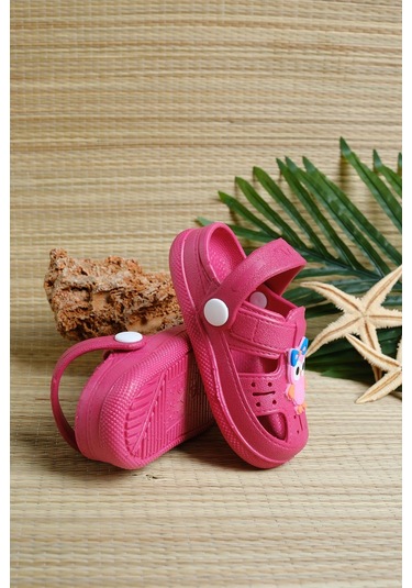 Birdy Ortopedik Kaydırmaz Tabanlı Kuş Figürlü Çocuk Sandalet Terlik 001