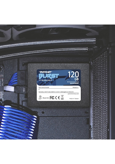 Patriot Burst PBU120GS25SSDR 2.5" 120 GB SATA 3 SSD