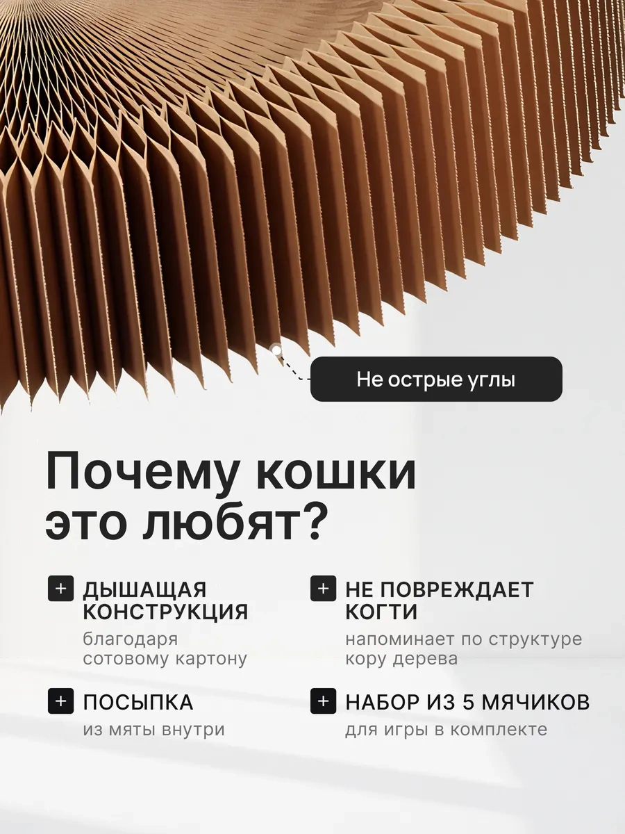 Kogtedralka Kediler İçin Zeminli 5 Toplu Tırmalama Direği, Yatak, 2 Adet. 316867676