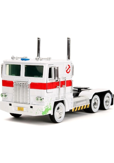 Jada Toys Optimus Prime Cadillac Ecto 1 Ve Ghostbusters Nano Scene Bundle Set