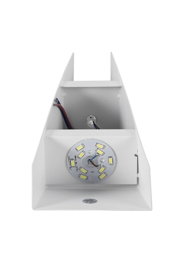 Fortunelane 10w 90-260v Demir Led Duvar Lambası - 20.000 Saat Ömürlü, Zayıf Enerji, Kolay Kurulum, Beyaz Isı Diğer