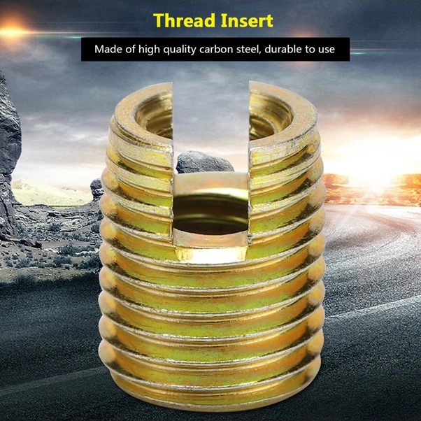 Fortunelane 20 Adet 302 Karbon Çelik Otomatik Vida Somunu M8x1.25/m12x1.5, Dayanıklı, Yüksek Sıkma, Kolay Montaj