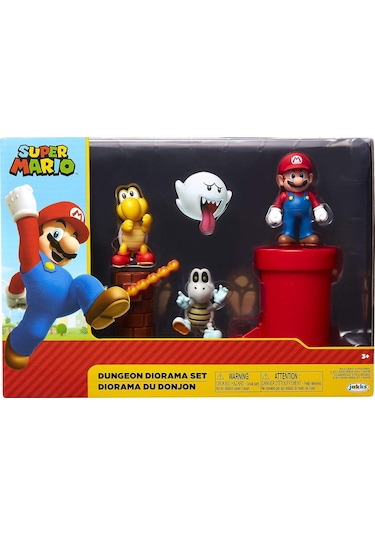 Nintendo Zindan Diorama Seti Lisanlı 6,5 Cm