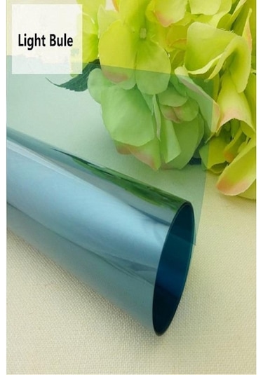 Mavi Cam Filmi Açık Ton Amerikan Çizilmez 90 Cm X 3 Metre