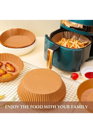 Skycity Yemek Dereceli Havva Fritöz Liner 16cm, 100 Adet - Yağ/su Geçirmez, Kullandıkdan Atılabilir, Fritözü Temiz Tutar, Mikrodalga/steamer Uyumlu Diğer