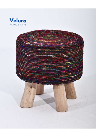 Silk Black - Puf Pembe