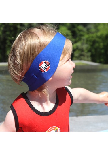 Owli Swimwarm Kulak Koruyucu Bebek Mavi Mavi