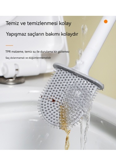 Luckystar1 Eternal Luck Duvara Monte Deliksiz Drenajlı Klozet Temizleme-sarı